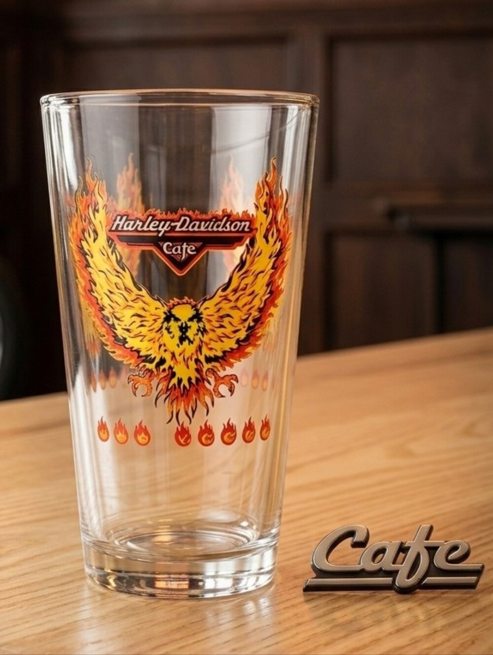 3/$15 MUGS SALE! Harley Davidson Motorcycle Las Vegas Cafe Drinking Glass Cup